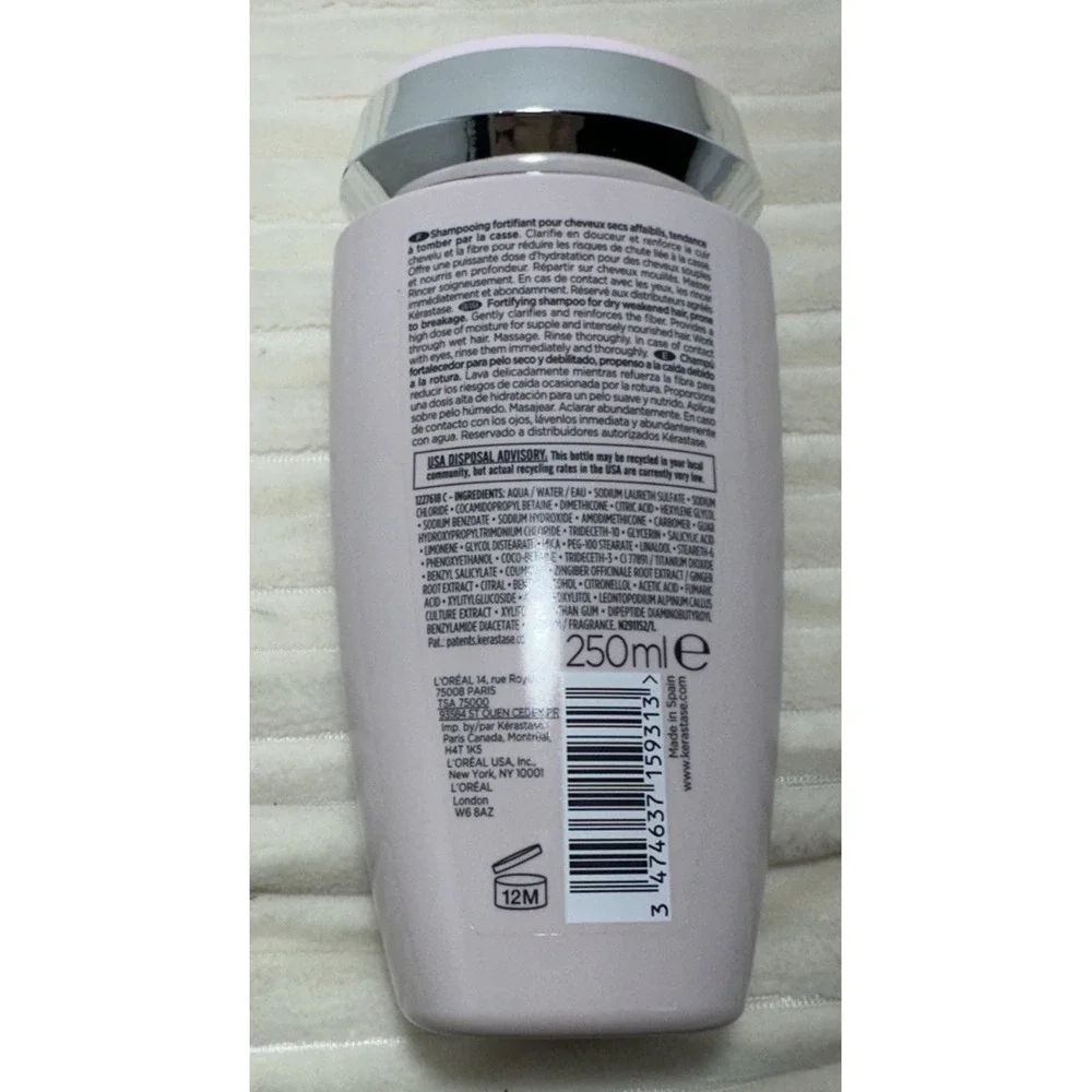 Kerastase Paris Genesis Bain NUTRI Fortifiant Shampoo 8.5oz / 250ml New